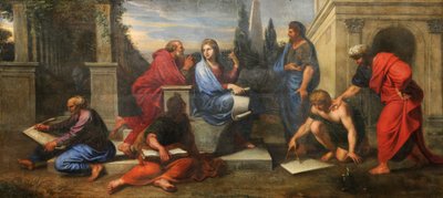 Aspasia among the Philosophers of Greece by Michel des Gobelins Corneille
